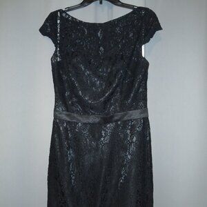 Black Lace Cocktail Dress Size 14